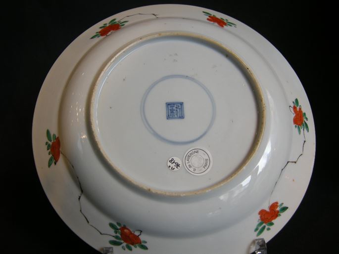 Pair of dish porcelain Famille verte  with decor for the oriental market | MasterArt